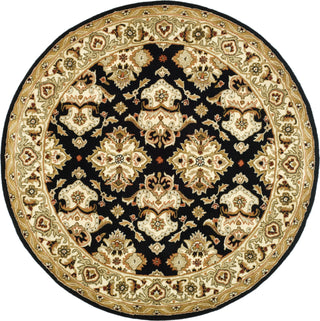 Safavieh Heritage 817 Black/Ivory Area Rug Round