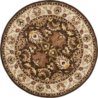 Safavieh Heritage 818 Brown/Beige Area Rug Round