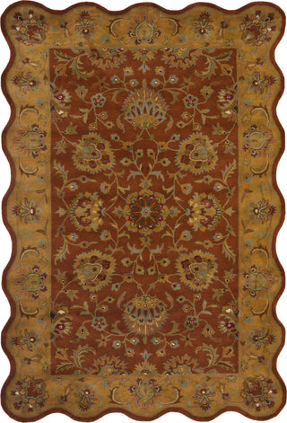 Safavieh Heritage 820 Red/Natural Area Rug 