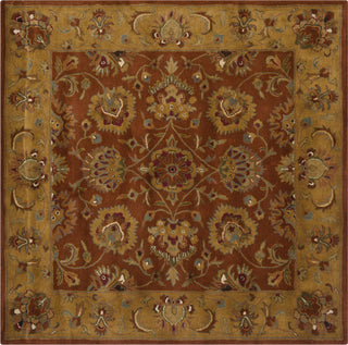 Safavieh Heritage 820 Red/Natural Area Rug Square