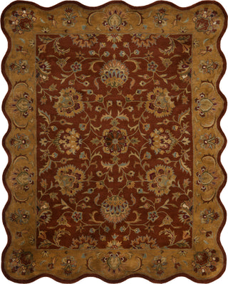 Safavieh Heritage 820 Red/Natural Area Rug 