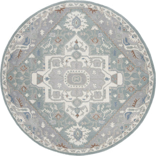 Safavieh Heritage 823 Blue/Ivory Area Rug Round