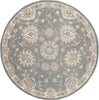 Safavieh Heritage 824 Grey/Ivory Area Rug Round
