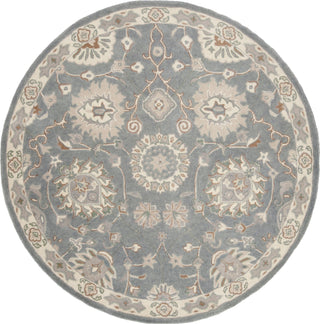 Safavieh Heritage 824 Grey/Ivory Area Rug Round