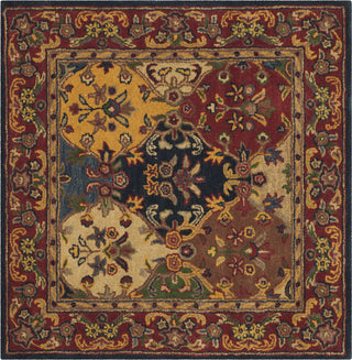 Safavieh Heritage 911 Multi/Burgundy Area Rug Square