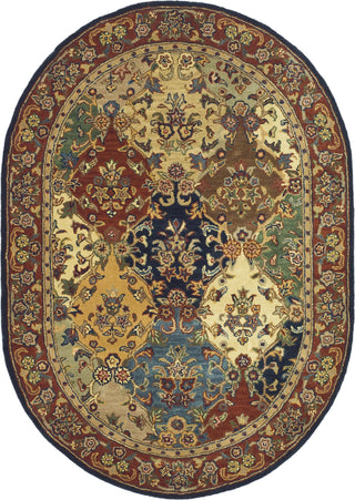 Safavieh Heritage 911 Multi/Burgundy Area Rug 