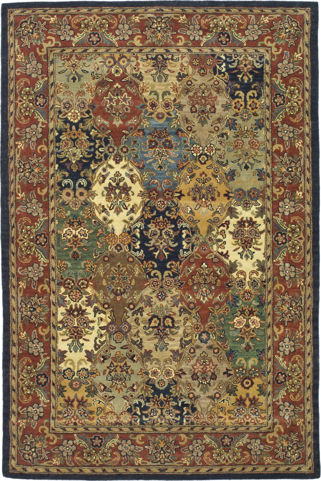 Safavieh Heritage 911 Multi/Burgundy Area Rug – Incredible Rugs and Decor