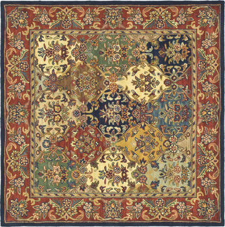 Safavieh Heritage 911 Multi/Burgundy Area Rug Square