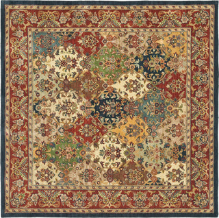 Safavieh Heritage 911 Multi/Burgundy Area Rug Square