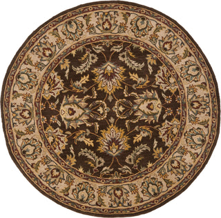 Safavieh Heritage 912 Brown/Ivory Area Rug Round