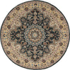 Safavieh Heritage 918 Creme/Black Area Rug Round