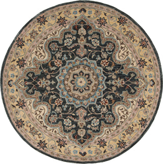 Safavieh Heritage 918 Creme/Black Area Rug Round