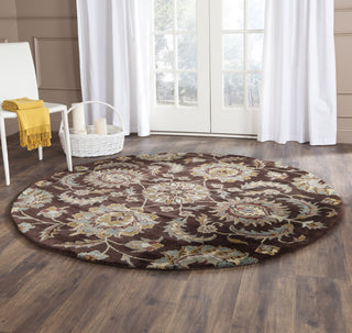 Safavieh Heritage 921 Brown/Gold Area Rug Room Scene Feature