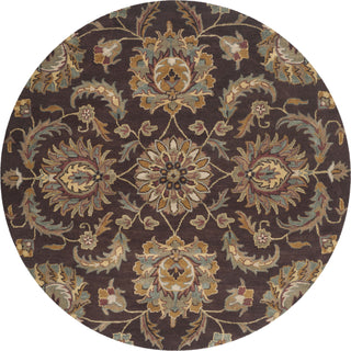 Safavieh Heritage 921 Brown/Gold Area Rug Round