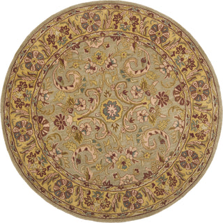 Safavieh Heritage 924 Grey/Gold Area Rug Round