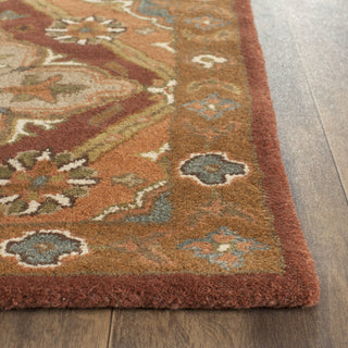 Safavieh Heritage 948 Rust Area Rug Detail