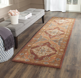 Safavieh Heritage 948 Rust Area Rug Room Scene Feature