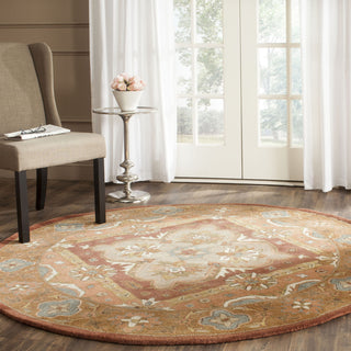 Safavieh Heritage 948 Rust Area Rug Room Scene