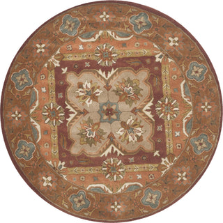 Safavieh Heritage 948 Rust Area Rug Round