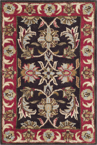 Safavieh Heritage 951 Chocolate/Red Area Rug 