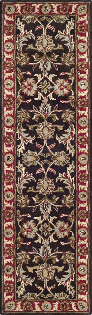 Safavieh Heritage 951 Chocolate/Red Area Rug Runner