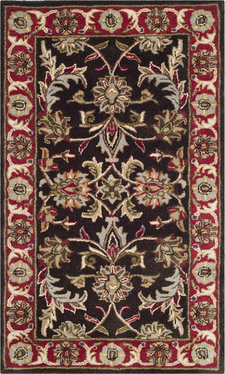 Safavieh Heritage 951 Chocolate/Red Area Rug main image