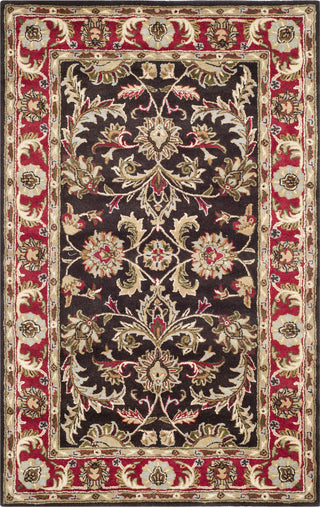 Safavieh Heritage 951 Chocolate/Red Area Rug Main