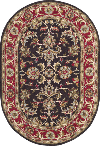 Safavieh Heritage 951 Chocolate/Red Area Rug 