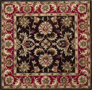 Safavieh Heritage 951 Chocolate/Red Area Rug Square