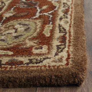 Safavieh Heritage 952 Moss/Rust Area Rug Detail