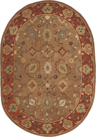 Safavieh Heritage 952 Moss/Rust Area Rug 