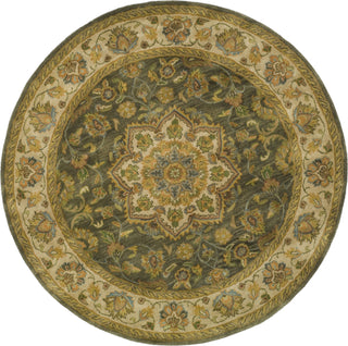 Safavieh Heritage 954 Green/Taupe Area Rug Round