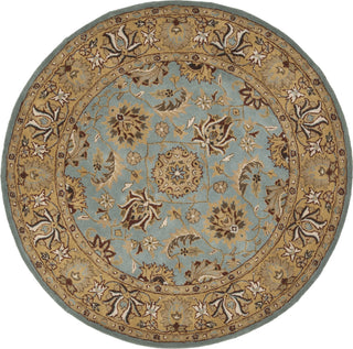 Safavieh Heritage 958 Blue/Gold Area Rug Round