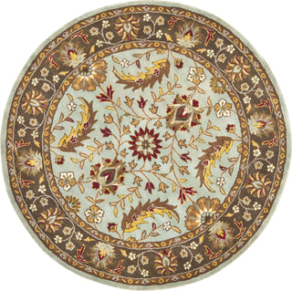 Safavieh Heritage 962 Blue/Brown Area Rug Round