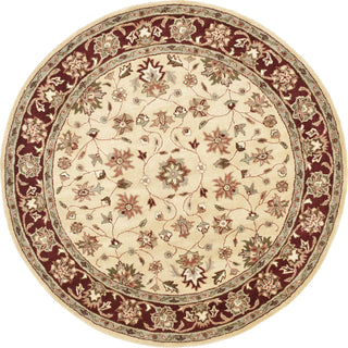 Safavieh Heritage 965 Ivory/Red Area Rug Round