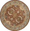 Safavieh Heritage 968 Brown/Blue Area Rug Round