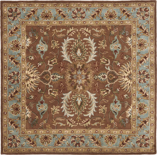 Safavieh Heritage 968 Brown/Blue Area Rug Square