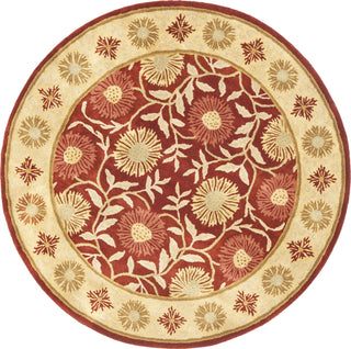 Safavieh Heritage 970 Red/Beige Area Rug Round