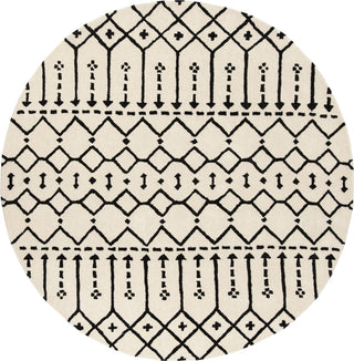 Safavieh Himalaya 903 Ivory/Black Area Rug Round