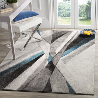 Safavieh Hollywood HLW710D Grey/Teal Area Rug  Feature