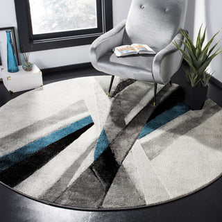 Safavieh Hollywood HLW710D Grey/Teal Area Rug 