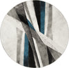Safavieh Hollywood HLW710D Grey/Teal Area Rug 