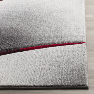 Safavieh Hollywood HLW712K Grey/Red Area Rug 