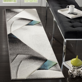 Safavieh Hollywood HLW713D Grey/Teal Area Rug 