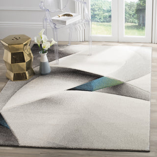 Safavieh Hollywood HLW713D Grey/Teal Area Rug  Feature