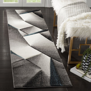 Safavieh Hollywood HLW714D Grey/Teal Area Rug 