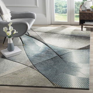 Safavieh Hollywood HLW715D Grey/Teal Area Rug  Feature