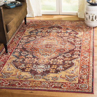 Safavieh Harmony HMY403K Ruby/Gold Area Rug  Feature