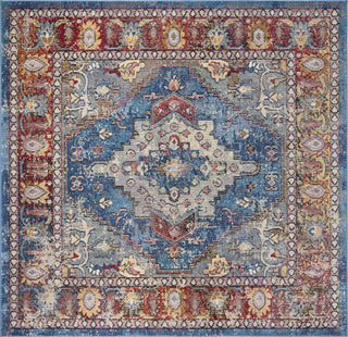 Safavieh Harmony HMY404R Blue/Rose Area Rug 