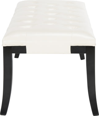 Safavieh Tyler Bench Black and Off White Furniture 